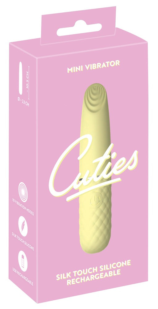 Cuties 5th Generation Yellow Mini Vibrator