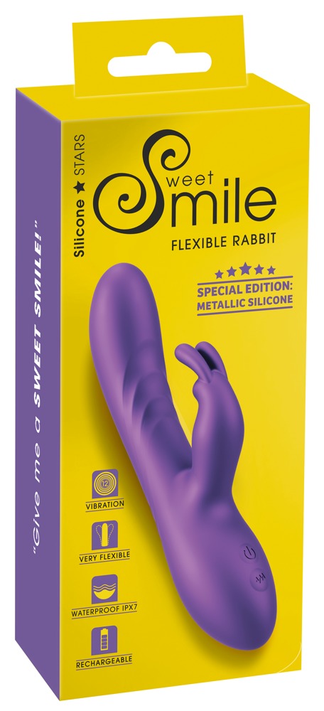 Sweet Smile Flexible Rabbit Handy Vibrator