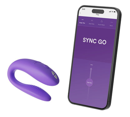 We-Vibe Sync Go Flexible Couple Vibrator Purple