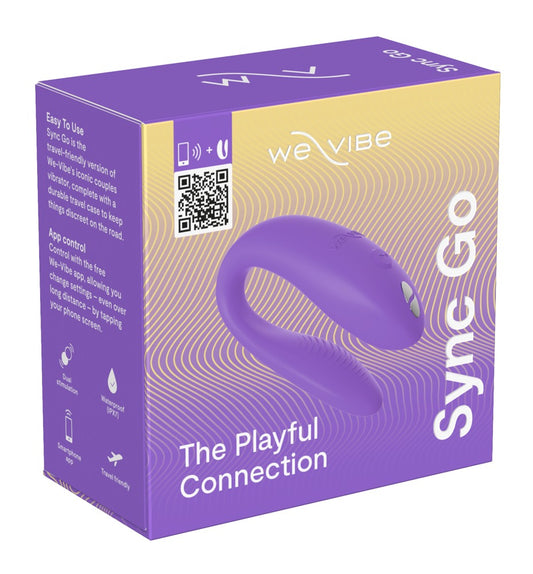 We-Vibe Sync Go Flexible Couple Vibrator Purple