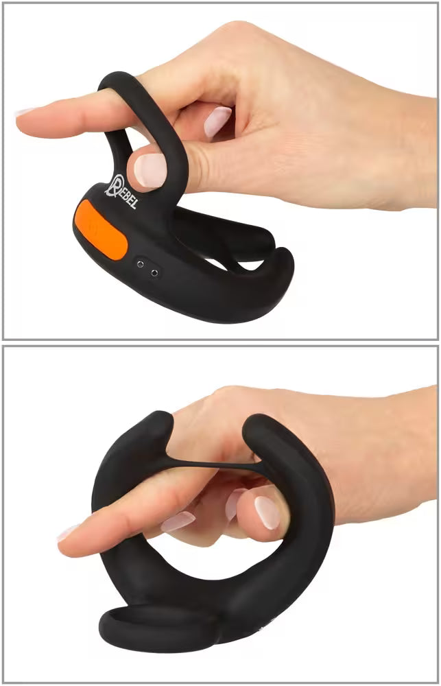 Remote-controlled testicular stimulator
