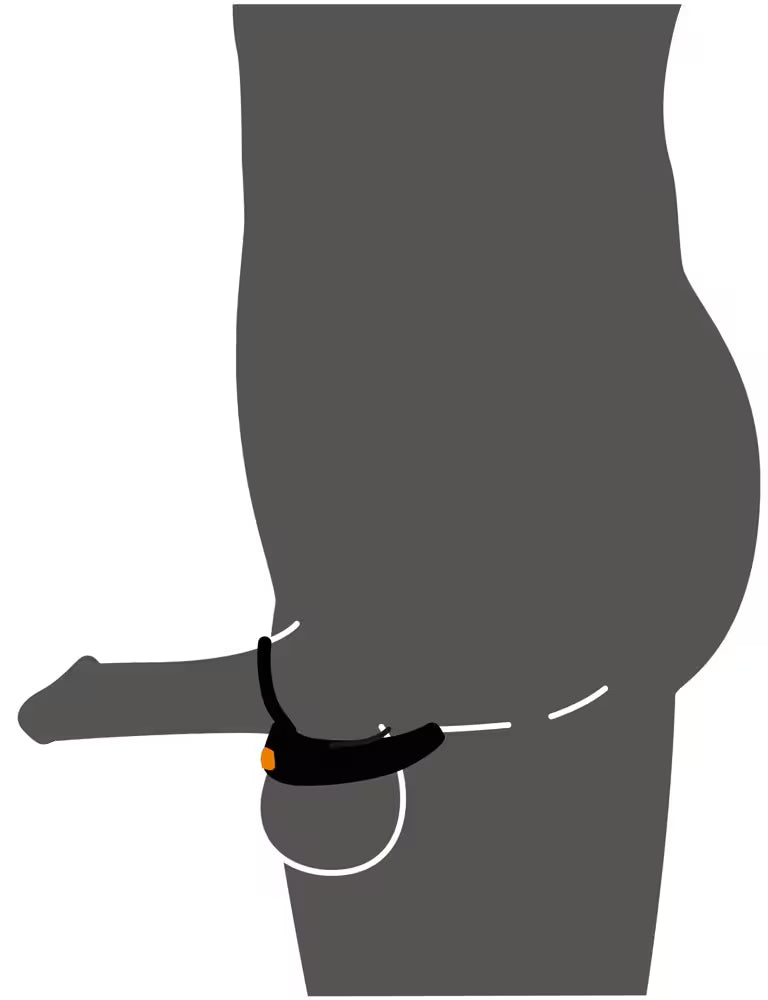 Remote-controlled testicular stimulator