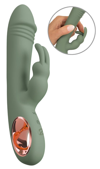 You2Toys Slim Rabbit Olive Double Vibrator