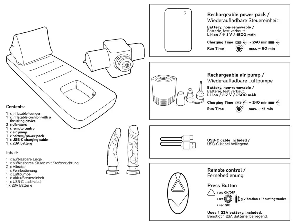 Inflatable velvet bed