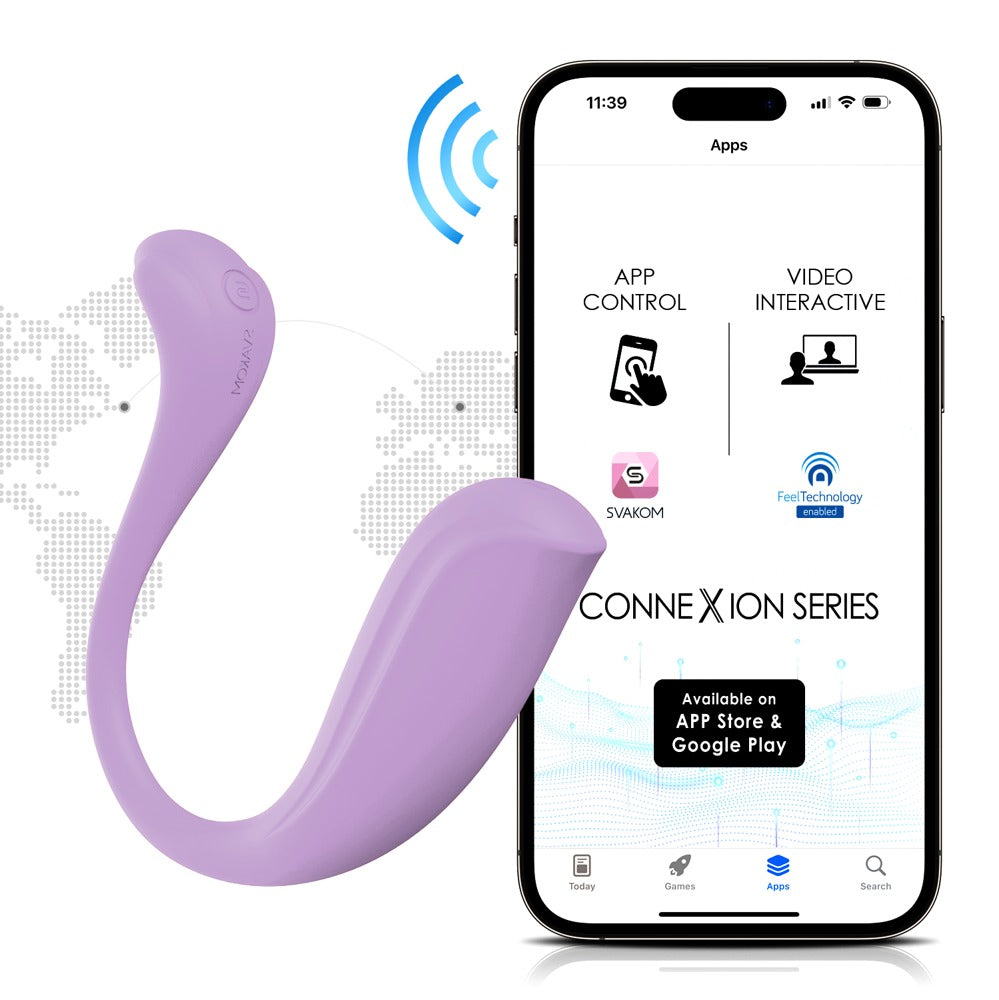Phoenix Neo 2 vibrating egg from SVAKOM purple