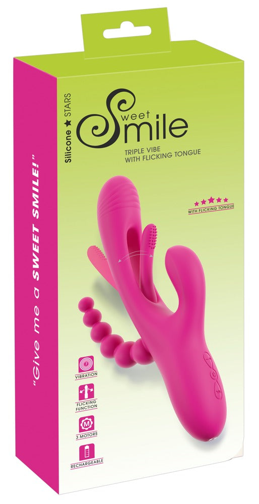 Sweet Smile Triple Vibrator