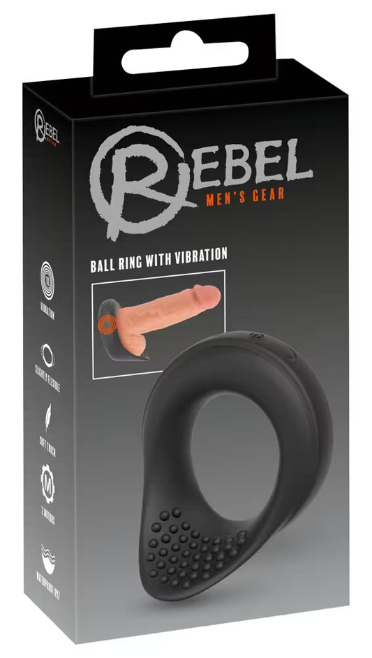 Vibrating testicular ring