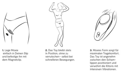 We-Vibe Moxie+ Vibrator in Black