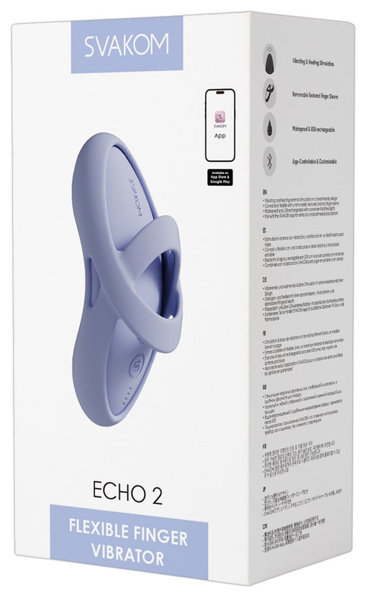 SVAKOM Echo 2 Lightweight Flexible Vibrator