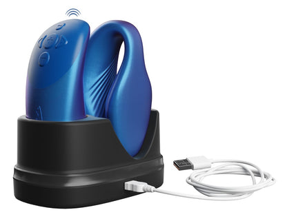We-Vibe Chorus 2-Motor Couple's Vibrator in Blue