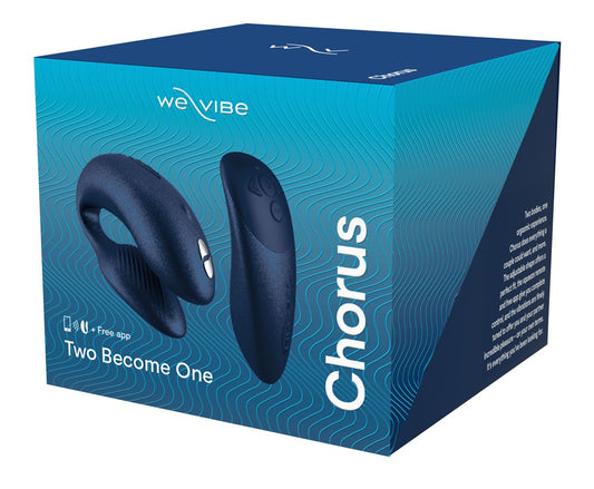 We-Vibe Chorus 2-Motor Couple's Vibrator in Blue